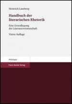 Cover-Bild Handbuch der literarischen Rhetorik