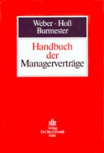 Cover-Bild Handbuch der Managerverträge