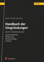 Cover-Bild Handbuch der Umgründungen, Band 3