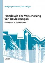 Cover-Bild Handbuch der Versicherung von Bauleistungen