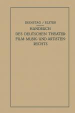 Cover-Bild Handbuch des Deutschen Theater- Film- Musik- und Artistenrechts