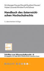 Cover-Bild Handbuch des österreichischen Hochschulrechts