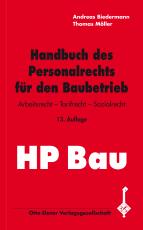Cover-Bild Handbuch des Personalrechts für den Baubetrieb