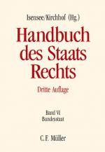 Cover-Bild Handbuch des Staatsrechts