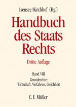 Cover-Bild Handbuch des Staatsrechts