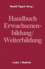 Cover-Bild Handbuch Erwachsenenbildung/Weiterbildung