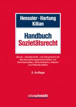 Cover-Bild Handbuch Sozietätsrecht