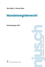 Cover-Bild Handelsregisterrecht, Entwicklungen 2011