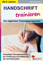 Cover-Bild Handschrift trainieren