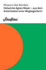 Cover-Bild Hebamme Agnes Meyer – aus dem Arbeitsleben einer Wegbegleiterin