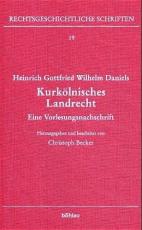 Cover-Bild Heinrich Gottfried Wilhelm Daniels