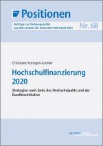Cover-Bild Hochschulfinanzierung 2020