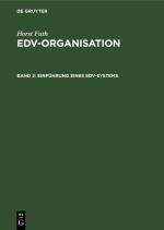 Cover-Bild Horst Futh: EDV-Organisation / Einführung eines EDV-Systems