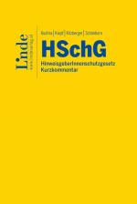 Cover-Bild HSchG | HinweisgeberInnenschutzgesetz