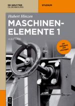 Cover-Bild Hubert Hinzen: Maschinenelemente / Maschinenelemente 1