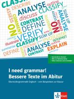 Cover-Bild I need grammar! Bessere Texte im Abitur