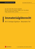 Cover-Bild Immaterialgüterrecht (Skriptum) - Bd II