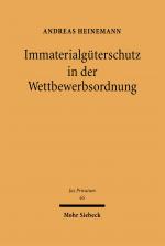 Cover-Bild Immaterialgüterschutz in der Wettbewerbsordnung