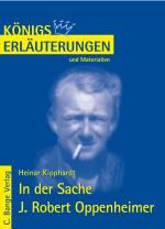 Cover-Bild In der Sache J. Robert Oppenheimer von Heinar Kipphardt. Textanalyse und Interpretation.