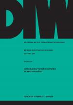 Cover-Bild Individuelles Verkehrsverhalten im Wochenverlauf.