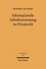 Cover-Bild Informationelle Selbstbestimmung im Privatrecht