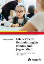Cover-Bild Intellektuelle Behinderung im Kindes- und Jugendalter
