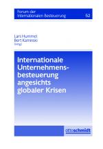 Cover-Bild Internationale Unternehmensbesteuerung angesichts globaler Krisen