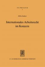 Cover-Bild Internationales Arbeitsrecht im Konzern