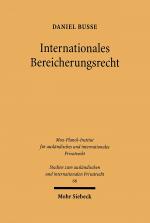 Cover-Bild Internationales Bereicherungsrecht