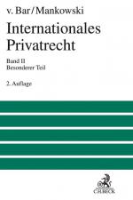 Cover-Bild Internationales Privatrecht Bd. 2: Besonderer Teil