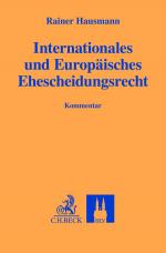 Cover-Bild Internationales und Europäisches Ehescheidungsrecht