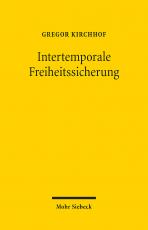 Cover-Bild Intertemporale Freiheitssicherung