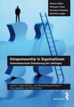 Cover-Bild Intrapreneurship in Organisationen