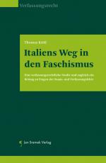 Cover-Bild Italiens Weg in den Faschismus