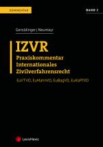 Cover-Bild IZVR Praxiskommentar Internationales Zivilverfahrensrecht