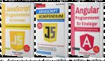 Cover-Bild JavaScript Programmieren für Einsteiger + JavaScript Kompendium + Angular Programmieren für Einsteiger