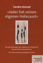 Cover-Bild »Jeder hat seinen eigenen Holocaust«