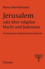 Cover-Bild Jerusalem oder über religiöse Macht und Judentum