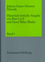 Cover-Bild Johann Gustav Droysen: Historik / Historisch-kritische Ausgabe. 5 Bände, davon 1 Doppel- und ein Supplementband