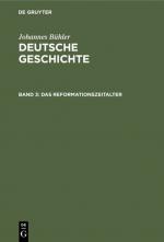 Cover-Bild Johannes Bühler: Deutsche Geschichte / Das Reformationszeitalter