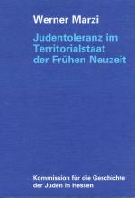 Cover-Bild Judentoleranz im Territorialstaat der Frühen Neuzeit