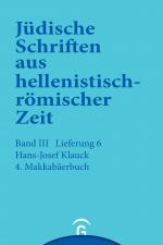 Cover-Bild Jüdische Schriften aus hellenistisch-römischer Zeit, Bd 3: Unterweisung in lehrhafter Form / 4. Makkabäerbuch
