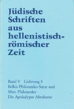 Cover-Bild Jüdische Schriften aus hellenistisch-römischer Zeit, Bd 5: Apokalypsen / Die Apokalypse Abrahams