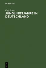 Cover-Bild Jünglingsjahre in Deutschland