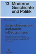 Cover-Bild Jugendbewegung und Juden in Deutschland