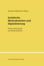Cover-Bild Juristische Methodenlehre und Digitalisierung