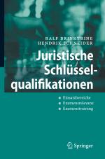 Cover-Bild Juristische Schlüsselqualifikationen