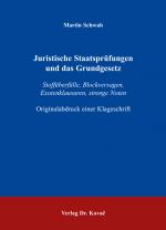 Cover-Bild Juristische Staatsprüfungen und das Grundgesetz
