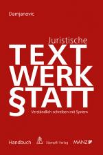 Cover-Bild Juristische Textwerkstatt Verständlich Schreiben mit System