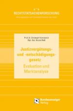 Cover-Bild Justizvergütungs- und -entschädigungsgesetz